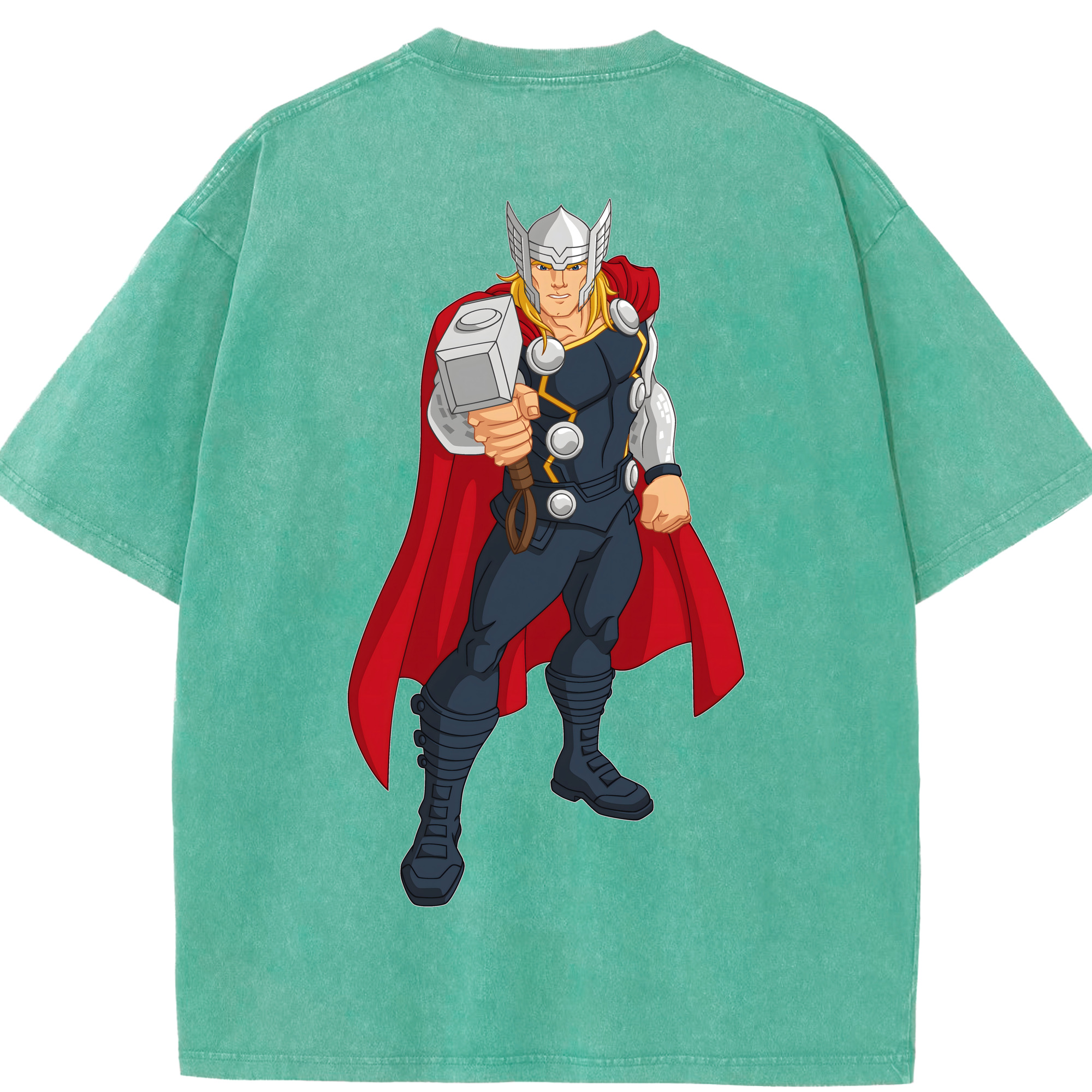 （画像用） アベンジャーズ The Avengers 綿100% ヴィンテージ風 半袖Tシャツ（背面プリント）